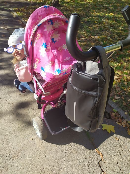 Трёхколёсный велосипед розовый