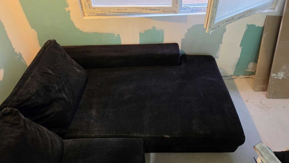 Sofá, 3,55m com chaise longue de 2m
