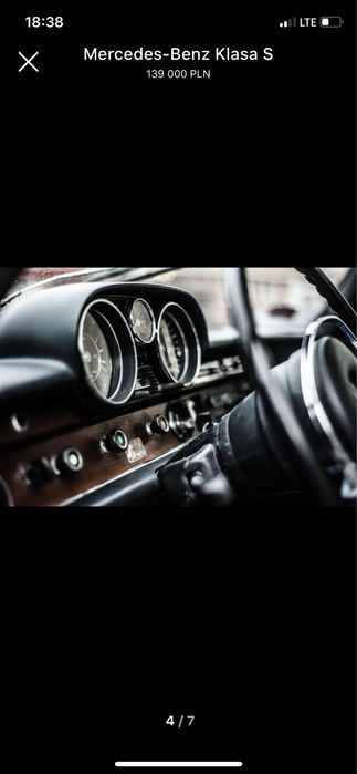 Auto do Ślubu  Mercedes 1969 r