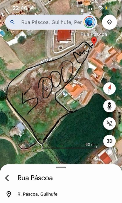 Quinta  com 5000 m2 com optima exposicao solar