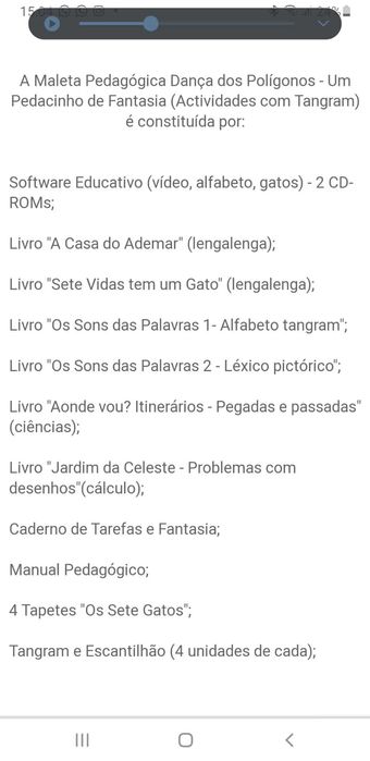 Mala Pedagógica,  para trabalhar com crianças em Psicologia