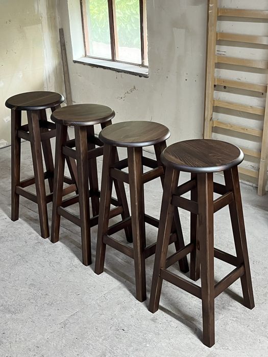 Барний табурет з дерева Бук стулья для кафе 1250грн