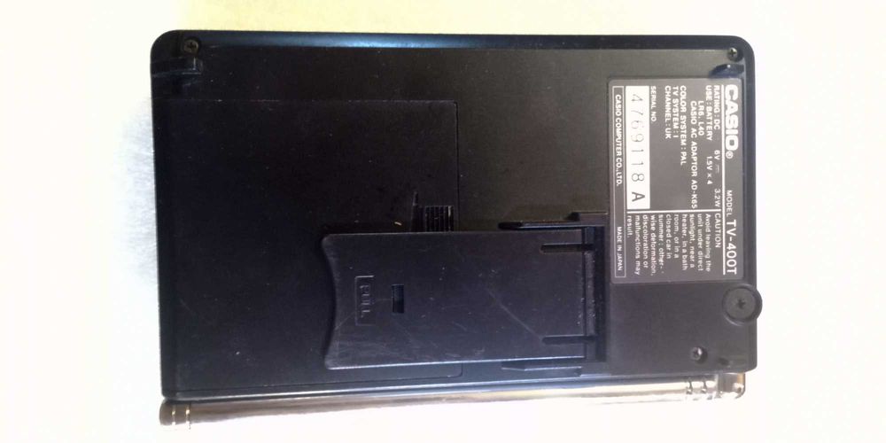 Casio TV-400 портативный карманный раритетный телевизор