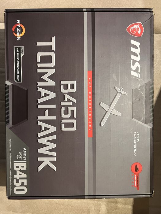 Płyta główna MSI B450 TOMAHAWK uszkodzona
