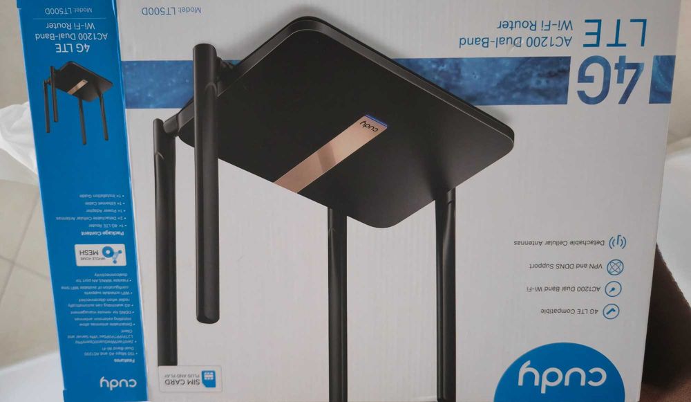 Wi-Fi AC 1200 Dual-Band Router LTE 4G Cudy