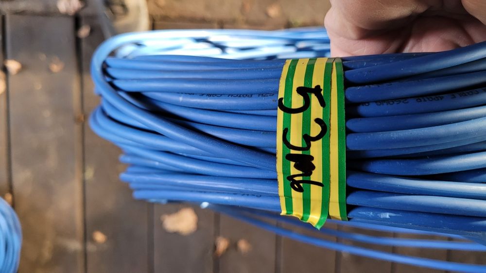 Skrętka Cat6A niebieska