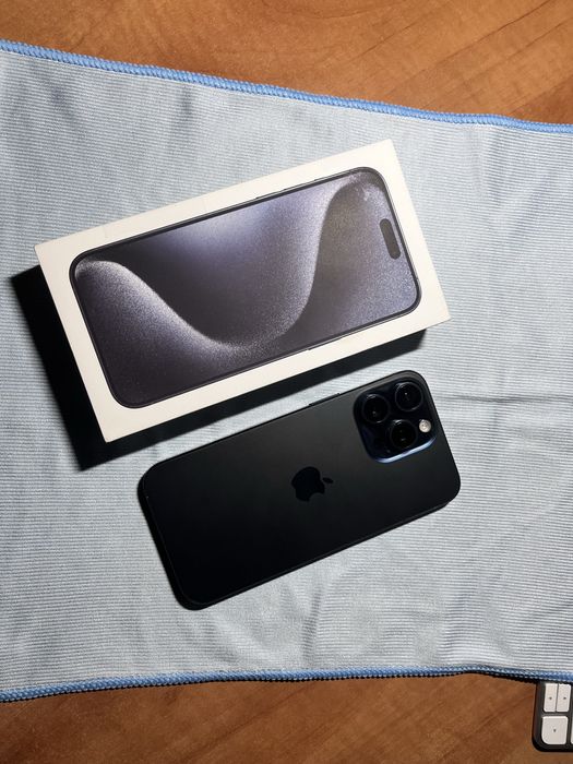 Продам iPhone 15 pro max 256 gb Esim Neverlock Blue Titanium