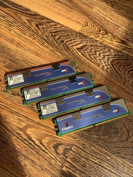 Оперативная па ять ddr 2 , 4x 1gb HyperX
