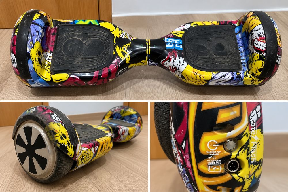 Hoverboard elétrico SkateFlash graffiti