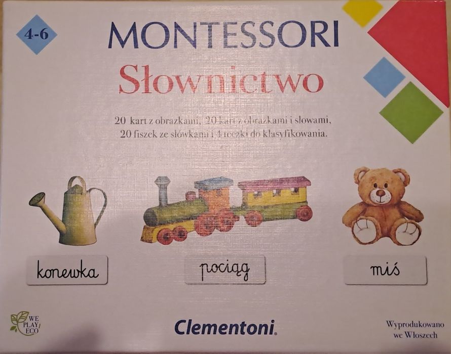 Montessori Słownictwo