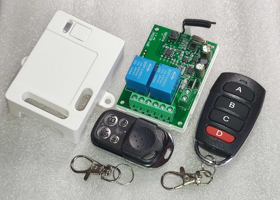 Реле дистанционный выключатель 2 канала 220В с пультом