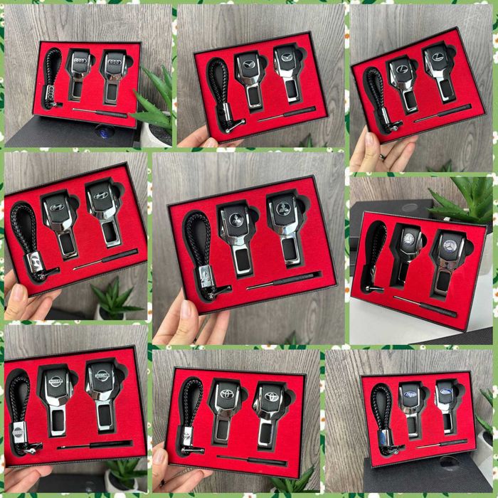 Подарок заглушки ремней + брелок