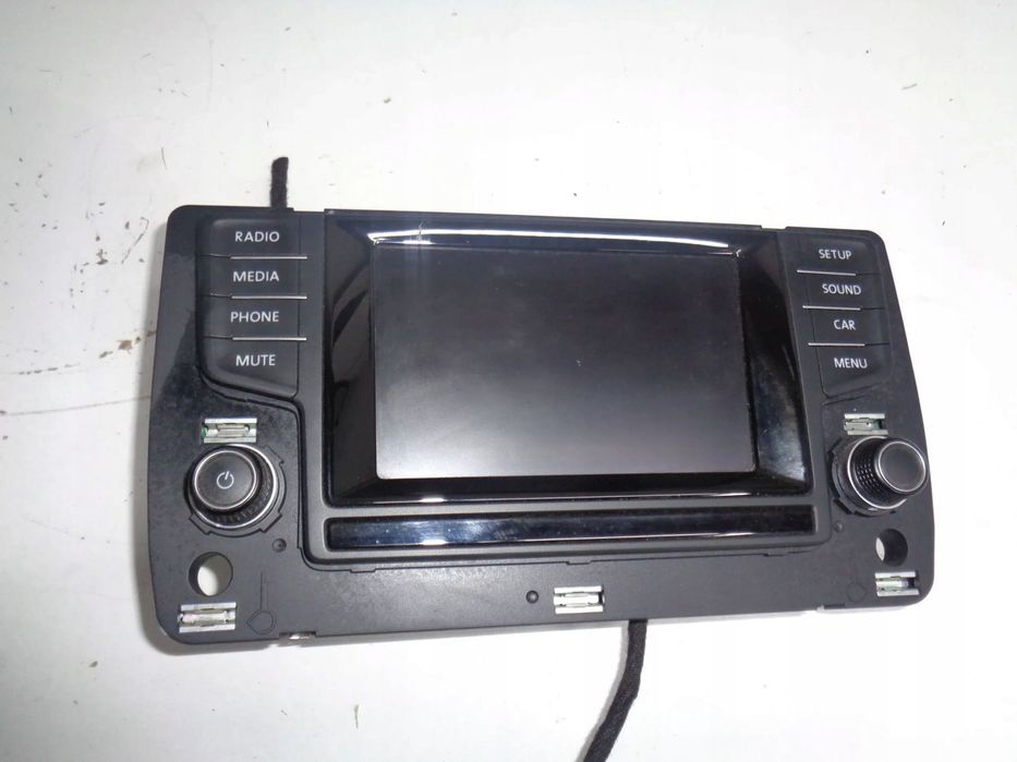 vw golf vii 7 monitor radio wyświetlacz lcd 12r-