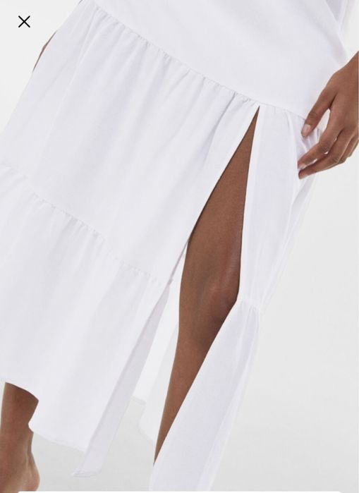 Юбка белая Bershka, Новая, S