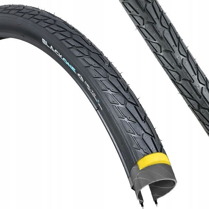 Black opona rowerowa 28x1,6 700x40C 42-622 wkładka antyprzebicie 30tpi