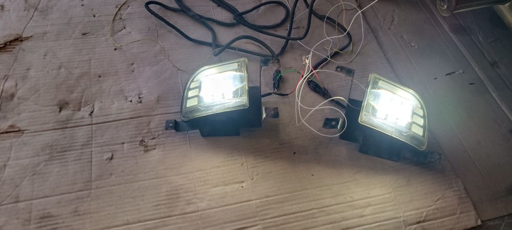 Протитуманні фари, LED, для Шевроле Лачетті. Б/У, 1750грн/компл