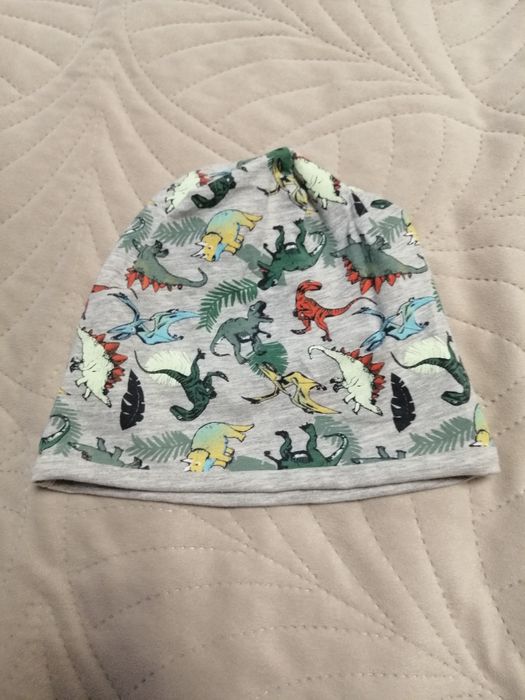 Czapka w dinozaury