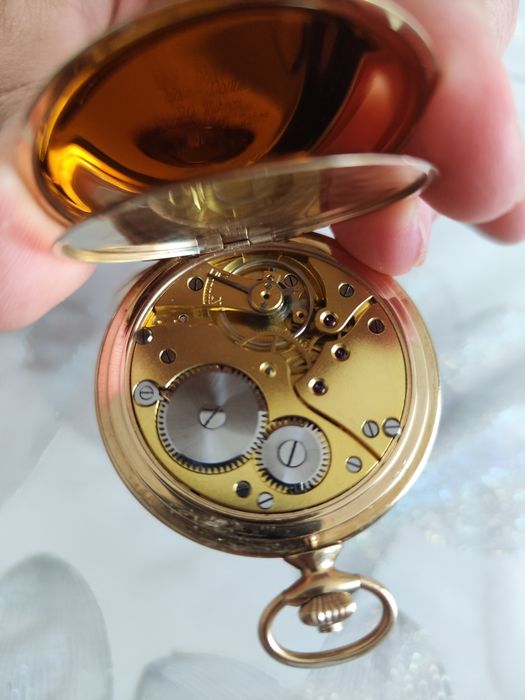 Вінтажний кишеньковий годинник Swiss Made 10K Gold Filled