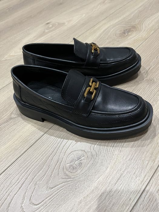 Skórzane loafersy mokasyny Reserved