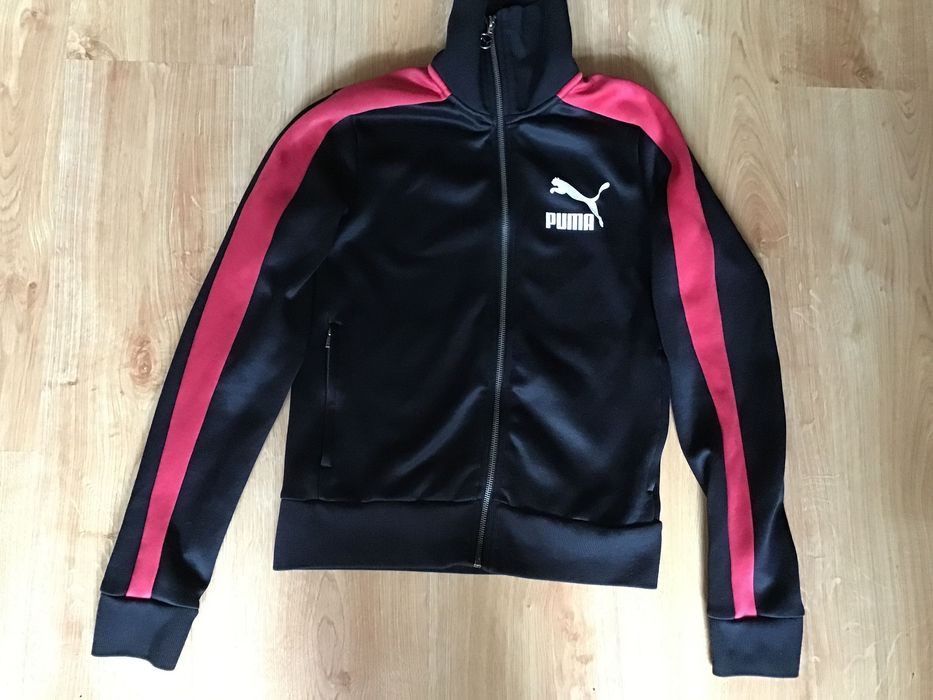 Puma czarna bluza z kieszeniami  rozmiar S/36