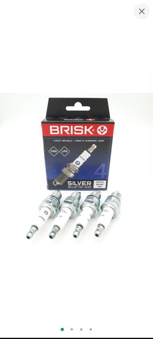 Свеча BRISK Silver 1333 (LR17YS)  газ-бензин.Цена за упаковоку.