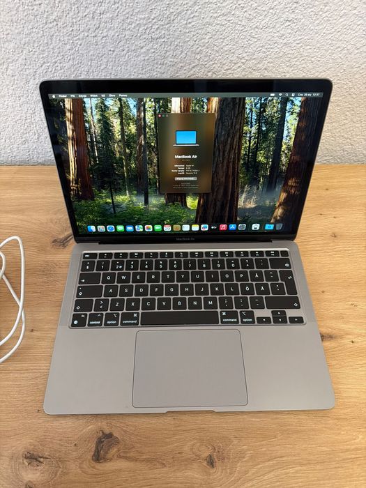 Okazja MacBook Air M1 13 Cali 2020 8/256GB + oryginalna ładowarka 61w