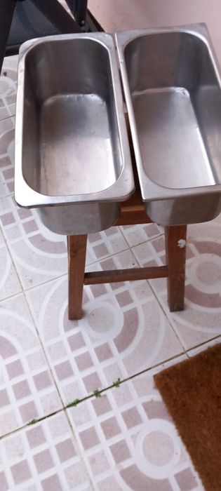 Tabuleiros inox forno