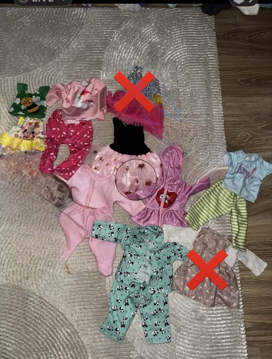 Ubranka dla lalek rozne