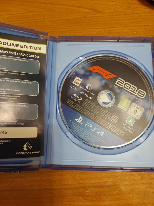 Ps4 - F1 2018 Headline Edition