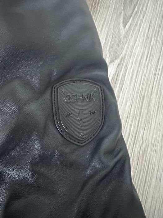 Kurtka dluzsza ochnik skora jenot pierze