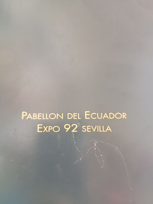 Ecuador-una Sínteses del mundo em los Andes -Pabellon del Equador -Expo 92Sevilla 15E- Pertende jogar Golfe?Luva Golfe Pele EsquerdaFootJoy15E Desde2E