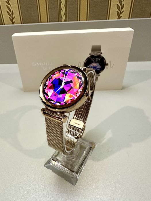 Женские Smart часы NX7 Pro Gold Amoled жіночий смарт годинник