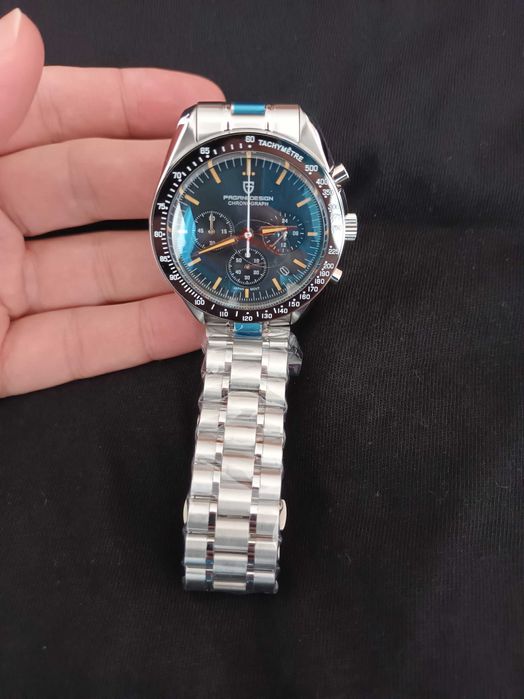Relógio Tributo Omega Speedmaster Versão Limitada de Aniversário