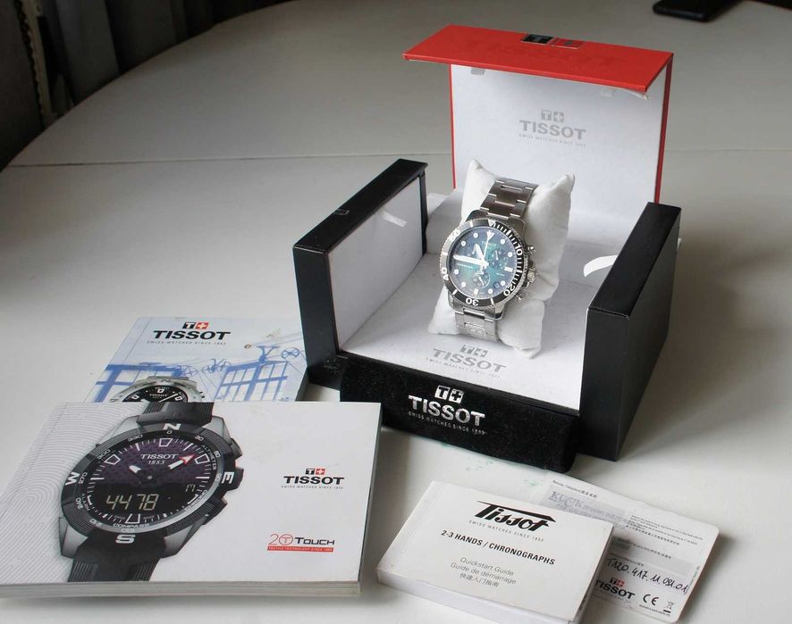 Zegarek TISSOT Seastar 1000 Chronograph pełny zestaw