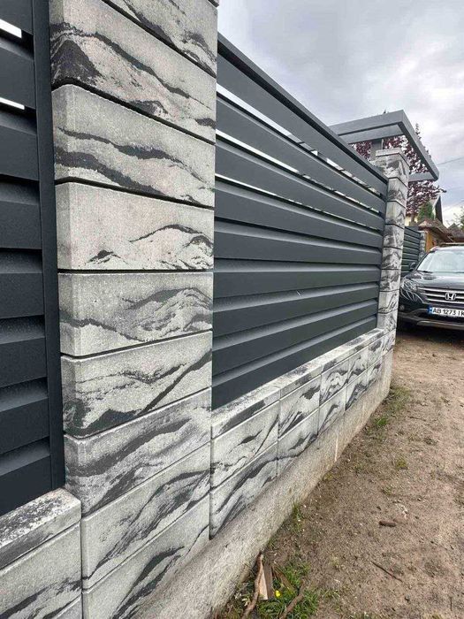 Блоки для забора купить в Житомире — бетон, доставка, гарантия