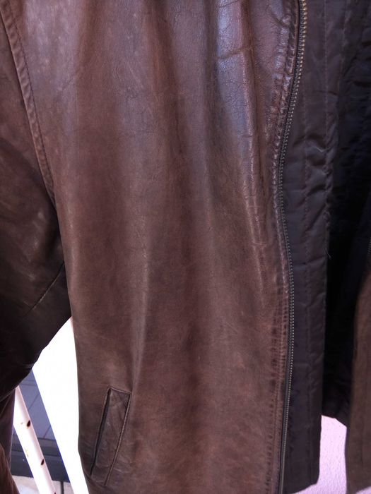 Blusão pele nubuck Zara XL