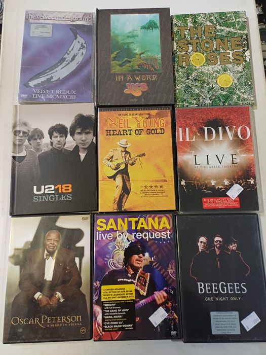 Dvds musicais diversos