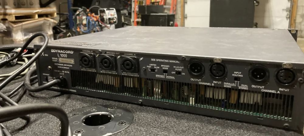 Amplificador Dynacord L1000