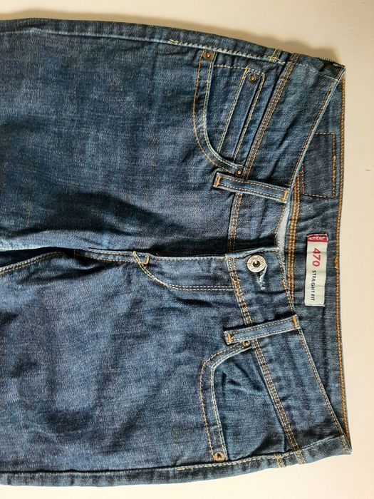 Jeansy Levis straight fit S/M
