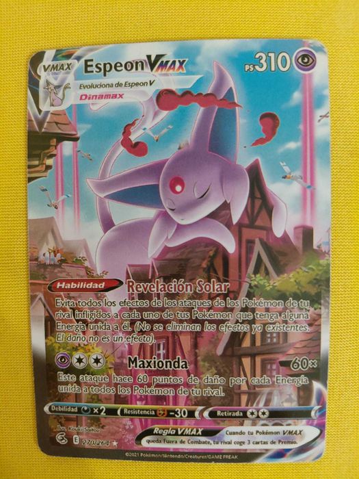 Carta Pokemon Espe