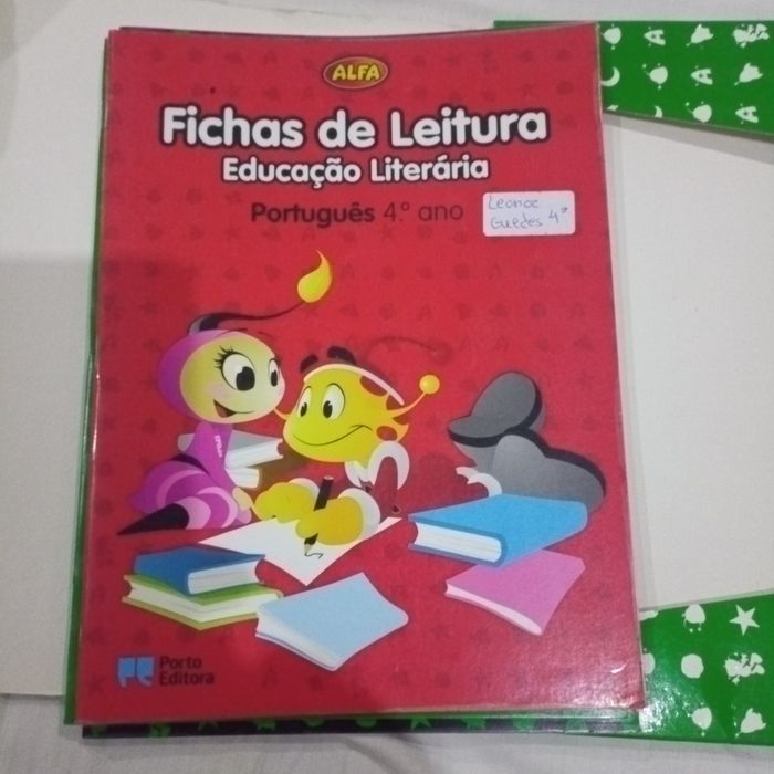 Capa e fichas do 4 ano