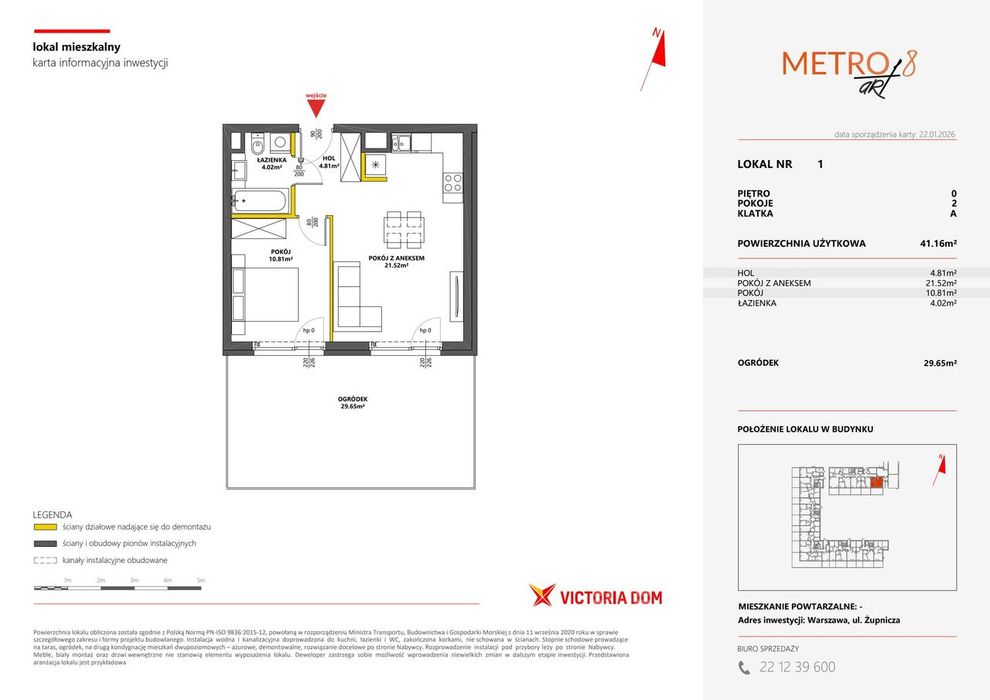 2-pokojowe mieszkanie 41 m² + ogródek - View 2