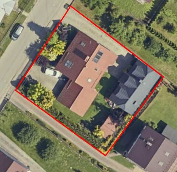 Dom i budynek na działalność (biuro, gabinet, drugi dom) na jednej działce. osiedle Wólki ulica Ogrodowa.