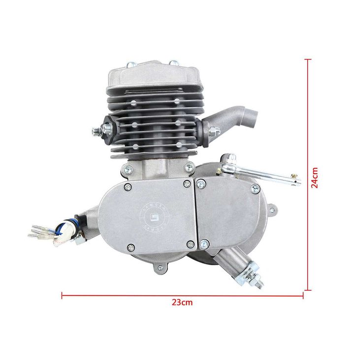 Kit de Motor Completo 80cc p/ Bicicleta