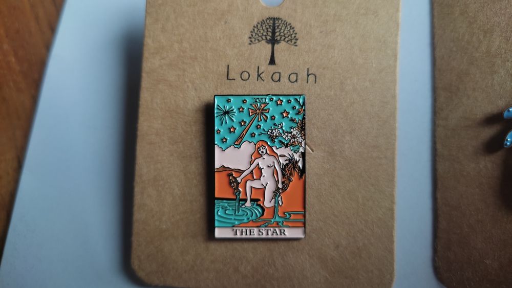 Zestaw nowych przypinek metalowych Lokaah