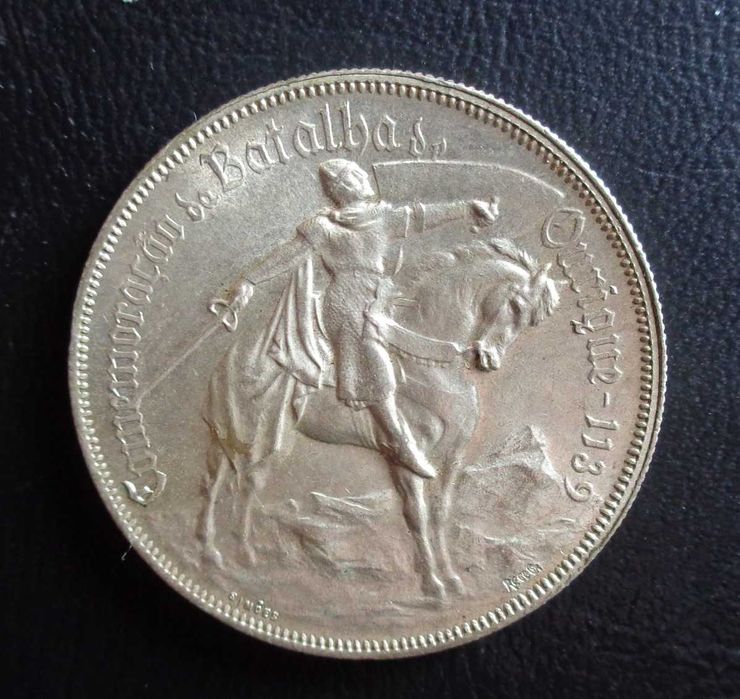 Moeda 10 Escudos Prata 1928 Nova