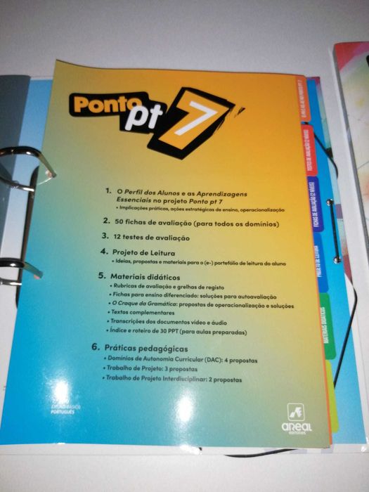 Ponto.pt 7 - Português - 7.º Ano manual professor
