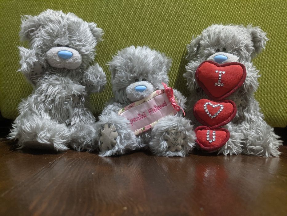 Teddy мишки me to you 20 і 15 см в отличном состояние