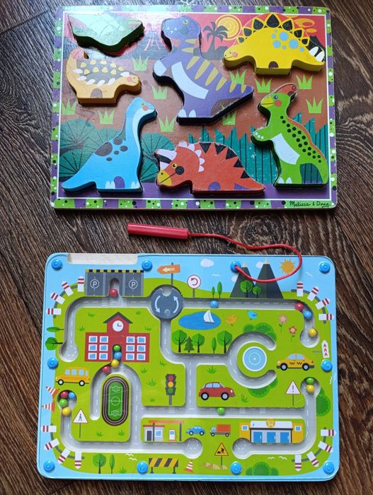 Playtive Магнітний транспорт лабіринт Динозаври фігурки іграшки дитячі