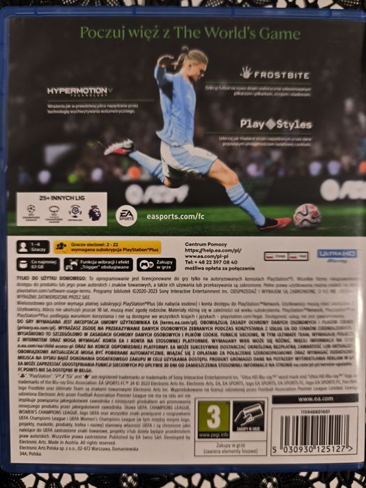 Ps5 Fc 24 pl możliwa zamiana